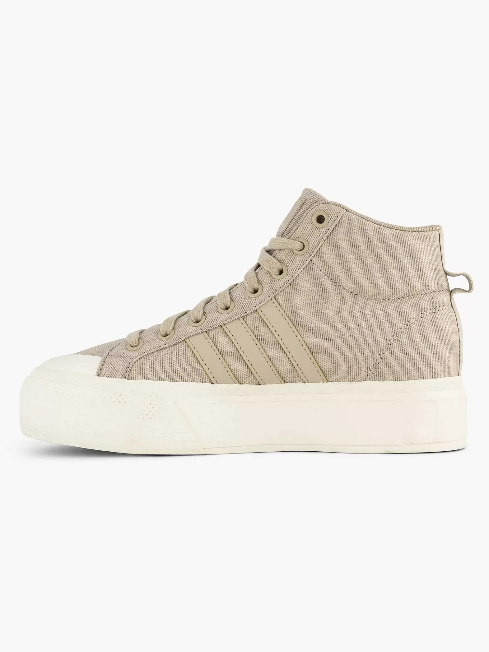 adidas Beige Bravada 2.0 Mid Platform-Dames Sneakers