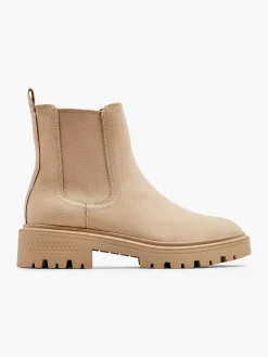 Graceland Beige Chelsea Boot-Dames Enkellaarzen & Boots