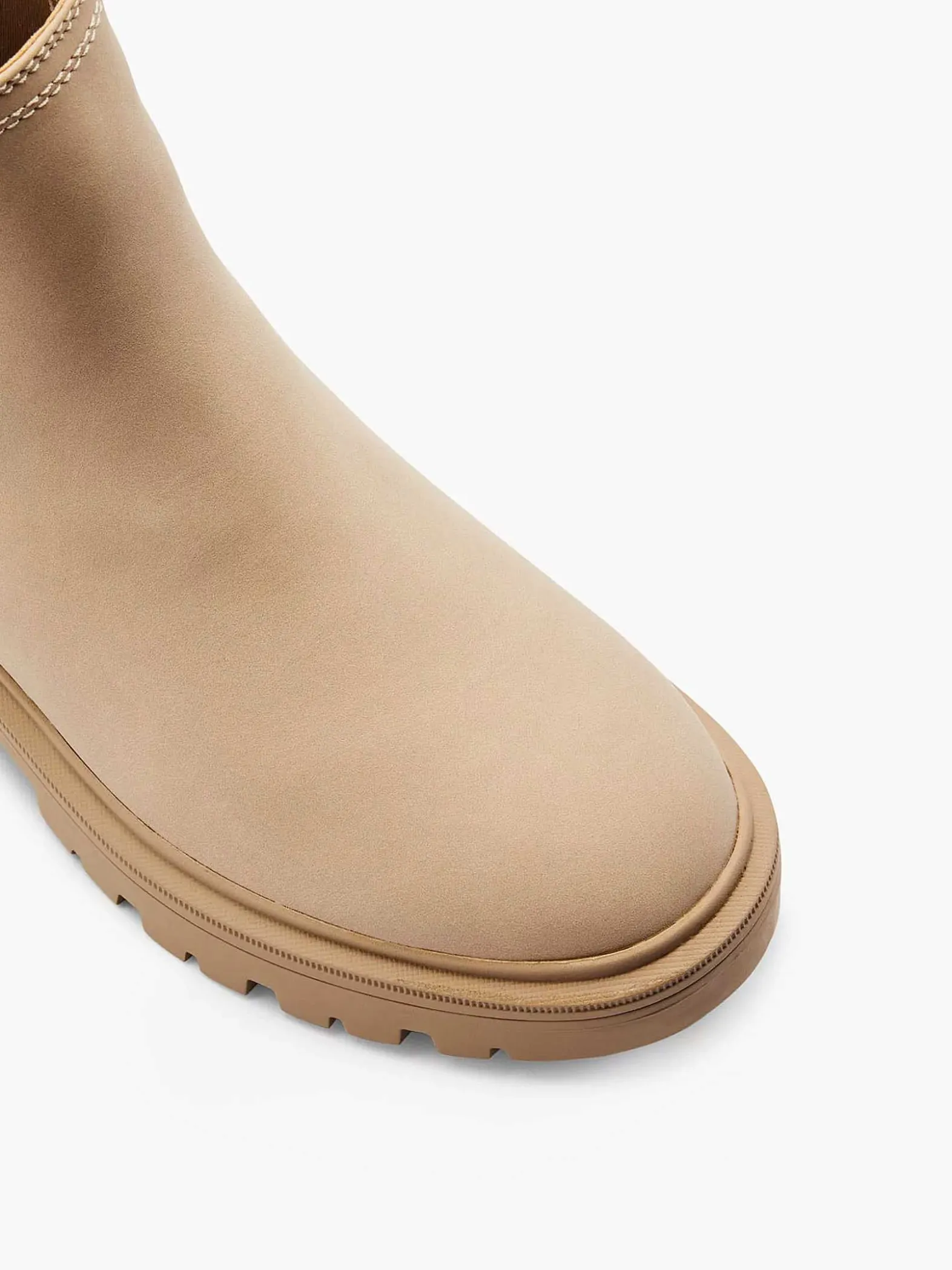 Graceland Beige Chelsea Boot-Dames Enkellaarzen & Boots