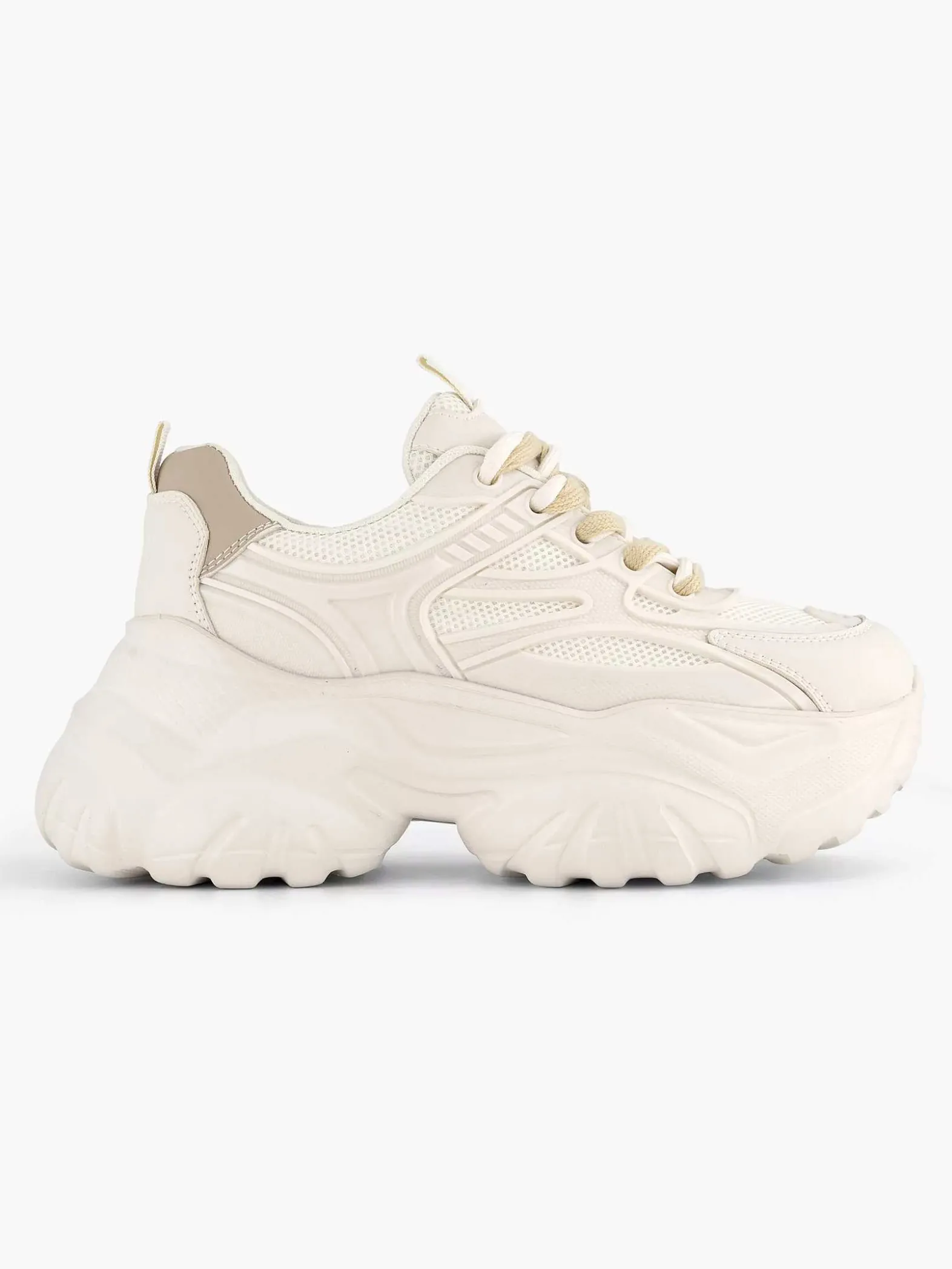 Oxmox Beige Chunky Sneaker-Dames Sneakers