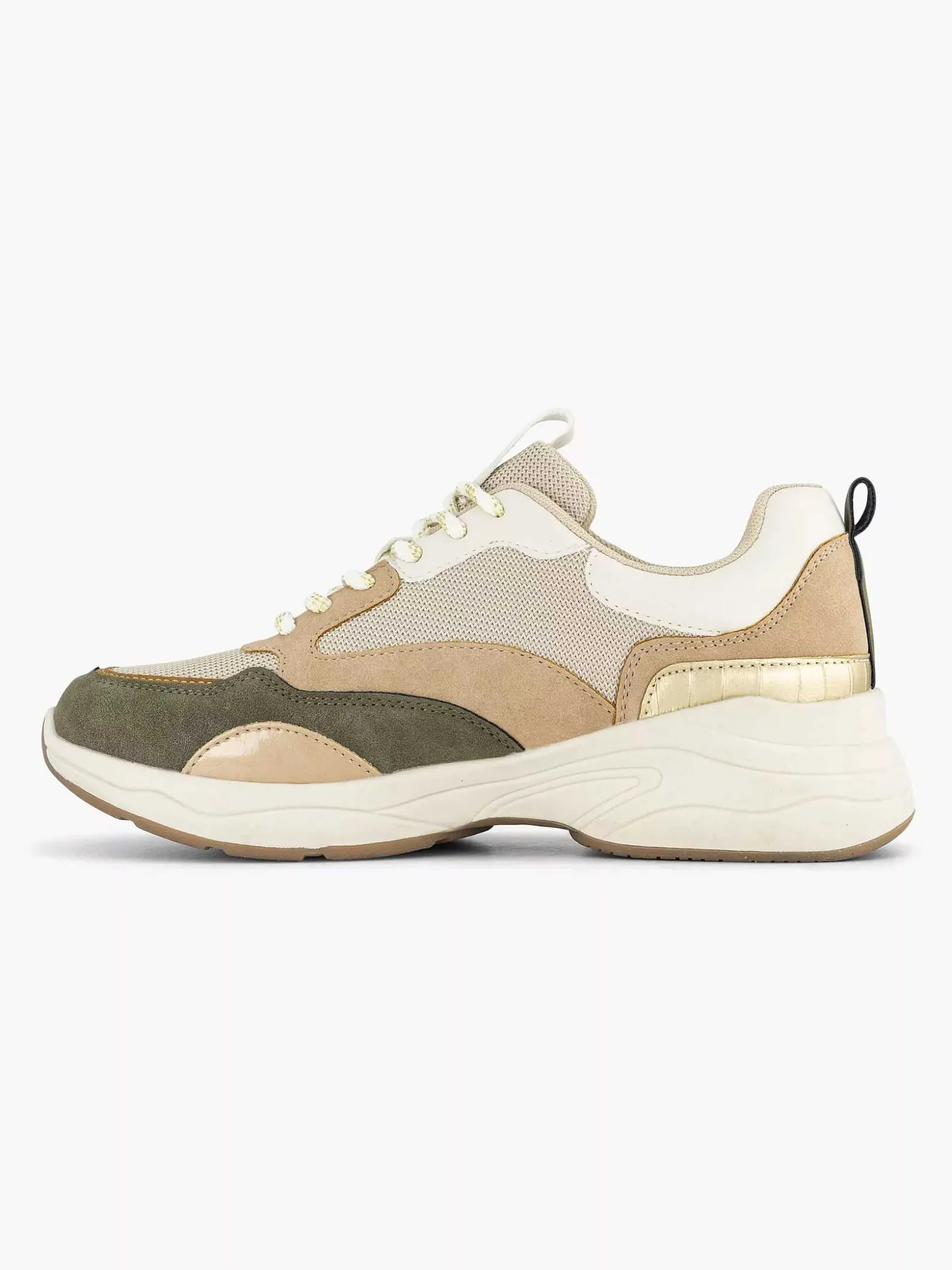 Graceland Beige Chunky Sneaker-Dames Sneakers