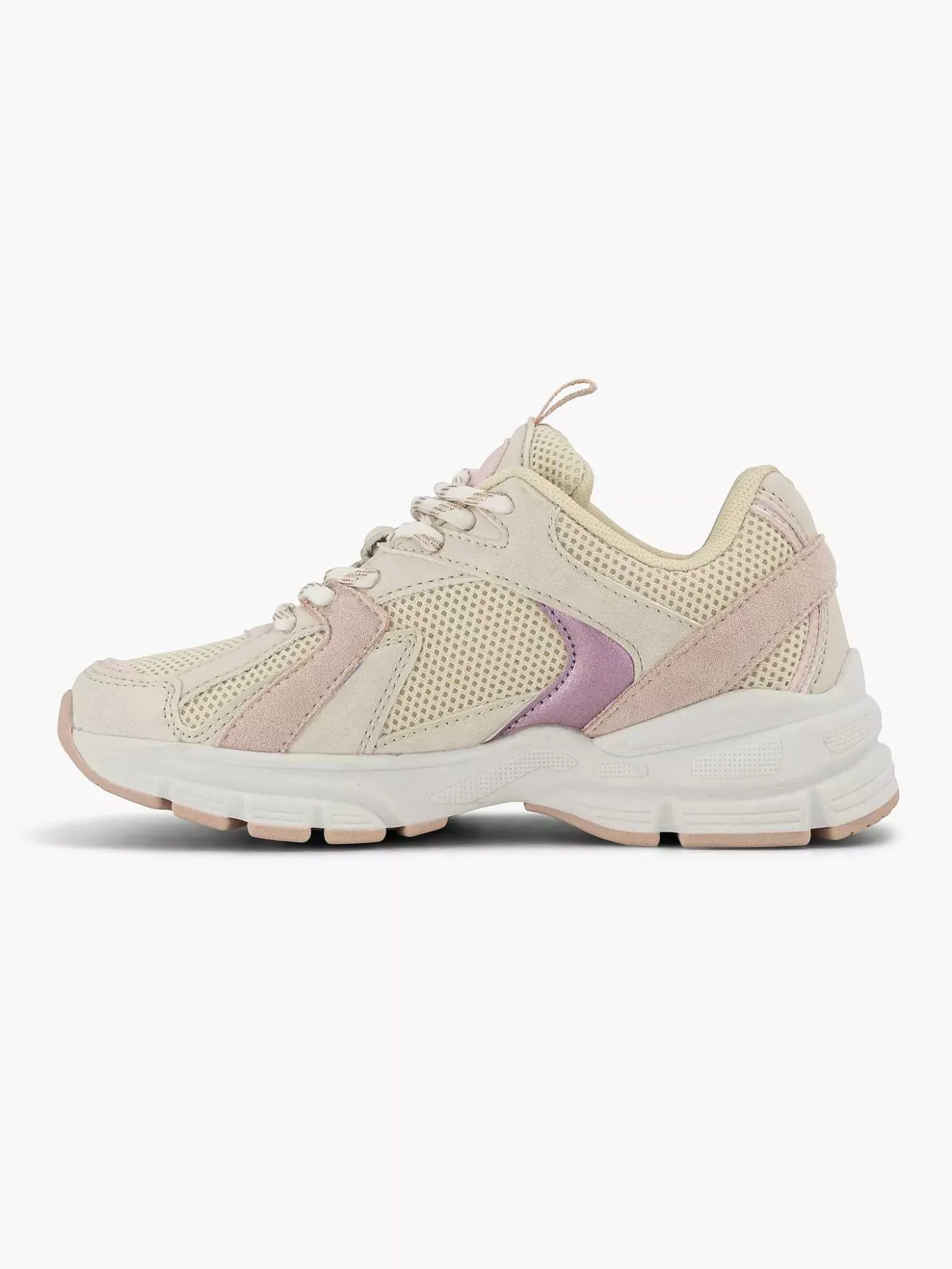Oxmox Beige Chunky Sneaker-Kinderen Jongensschoenen