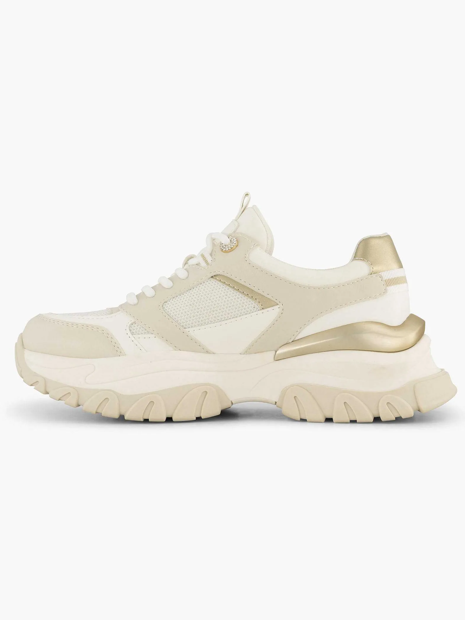 Oxmox Beige Chunky Sneaker-Dames Sneakers