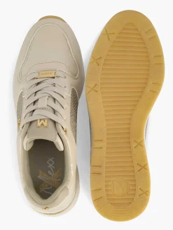 MEXX Beige Chunky Sneaker-Dames Sneakers