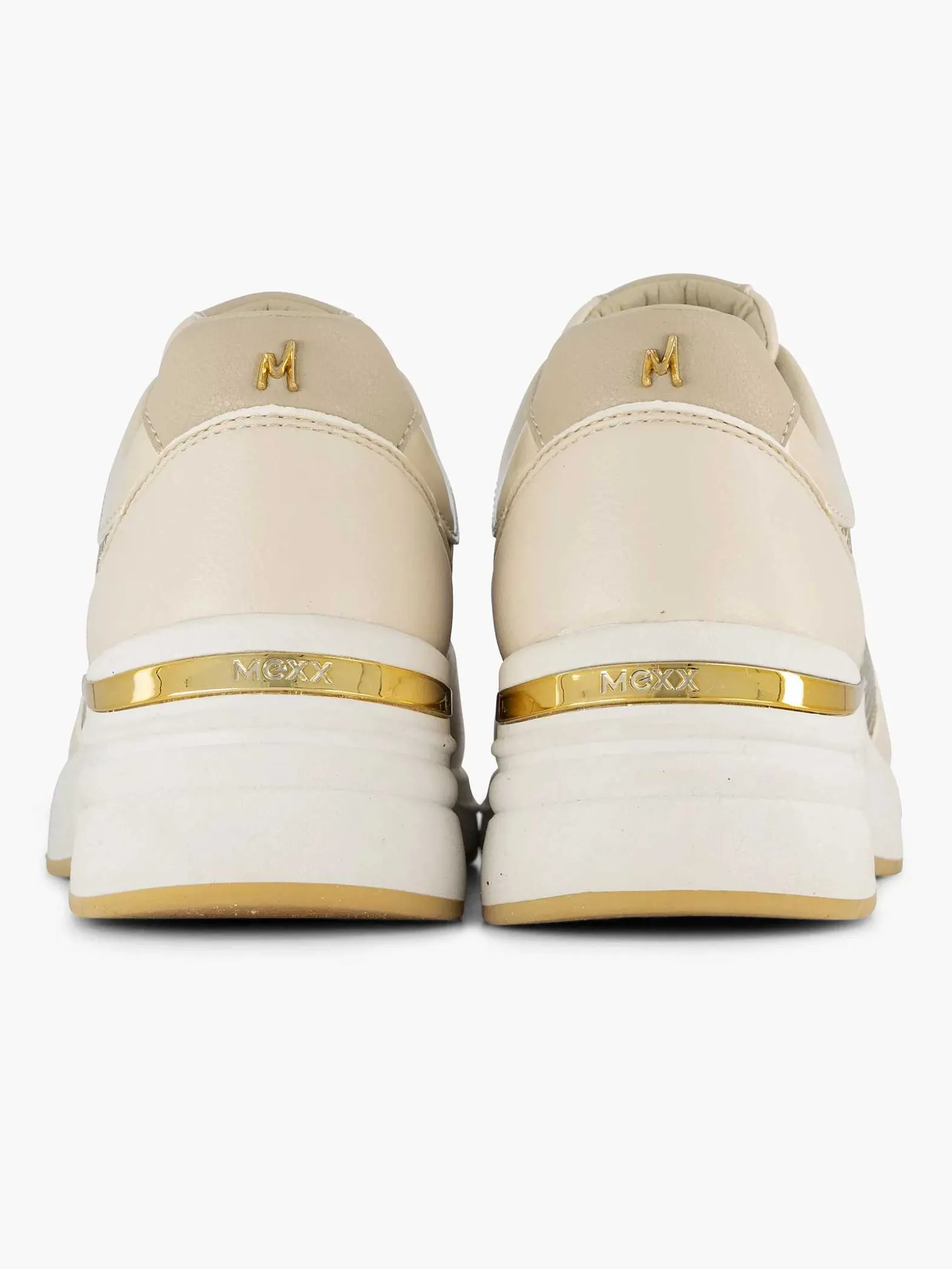 MEXX Beige Chunky Sneaker-Dames Sneakers