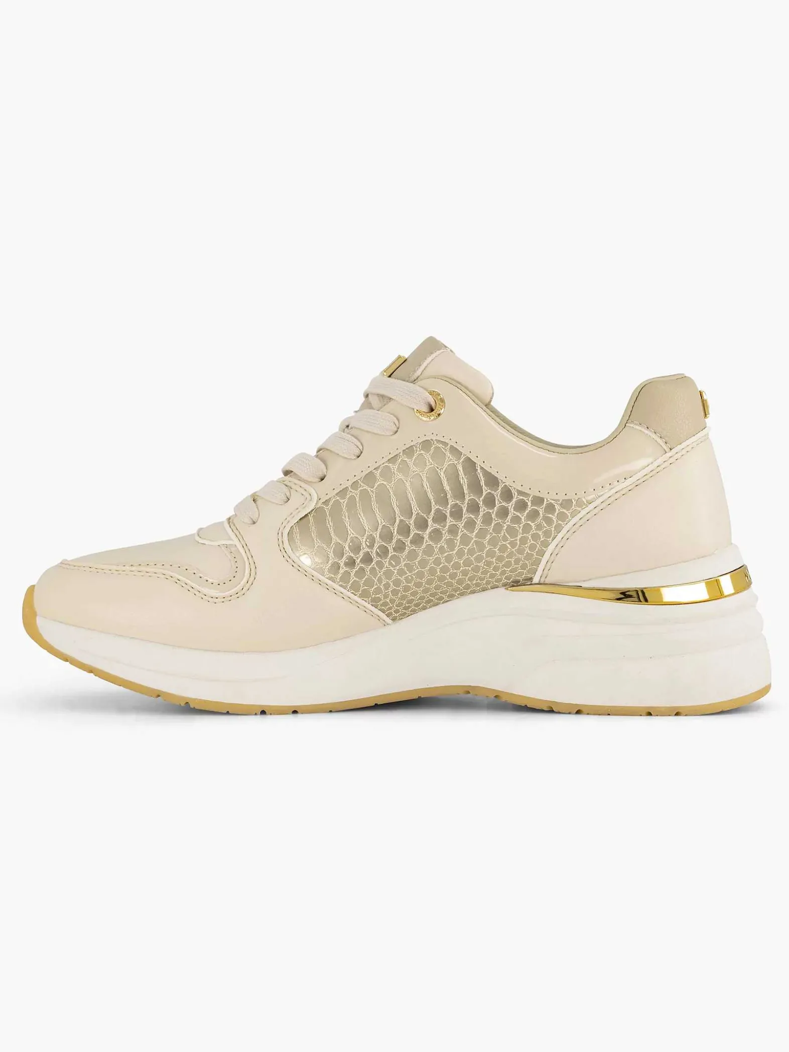 MEXX Beige Chunky Sneaker-Dames Sneakers