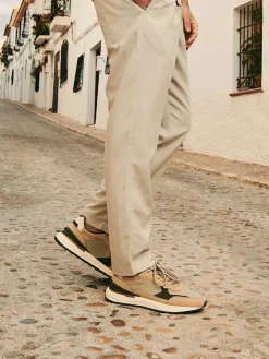 Oxmox Beige Chunky Sneaker-Heren Sneakers