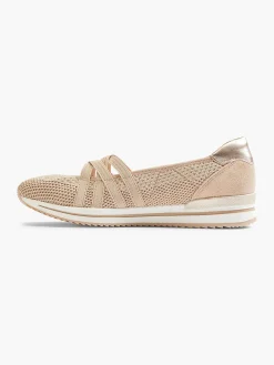 Medicus Beige Comfort Instapper-Dames Comfort Schoenen