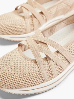 Medicus Beige Comfort Instapper-Dames Comfort Schoenen