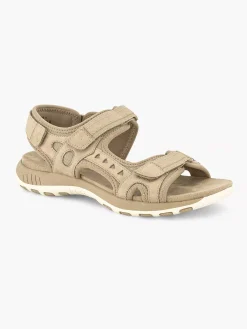 Easy Street Beige Comfort Sandaal-Dames Comfort Schoenen