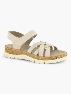 Medicus Beige Comfort Sandaal-Dames Comfort Schoenen