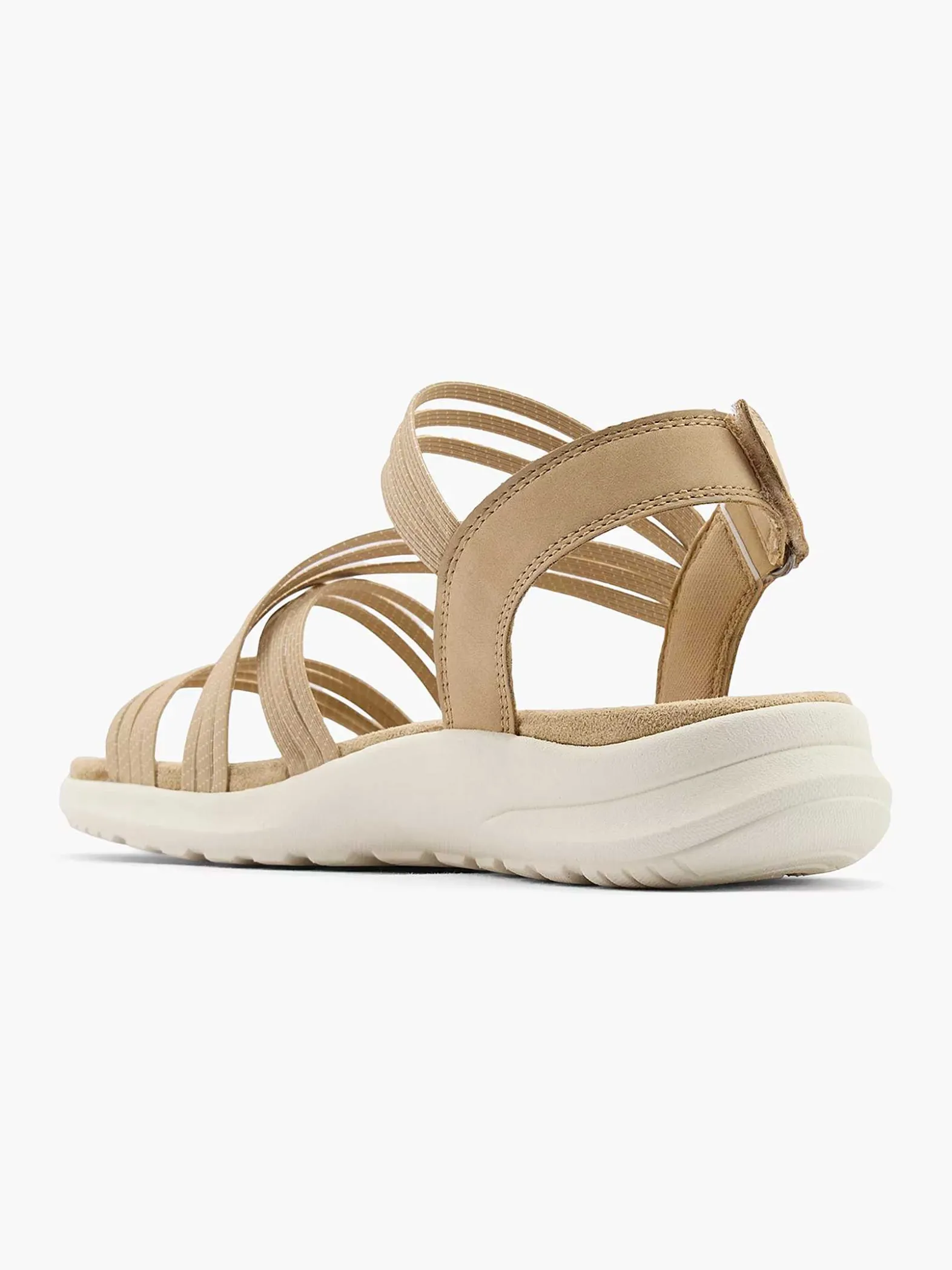Easy Street Beige Comfort Sandaal-Dames Comfort Schoenen