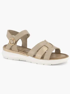 Medicus Beige Comfort Sandaal-Dames Comfort Schoenen