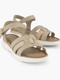 Medicus Beige Comfort Sandaal-Dames Comfort Schoenen