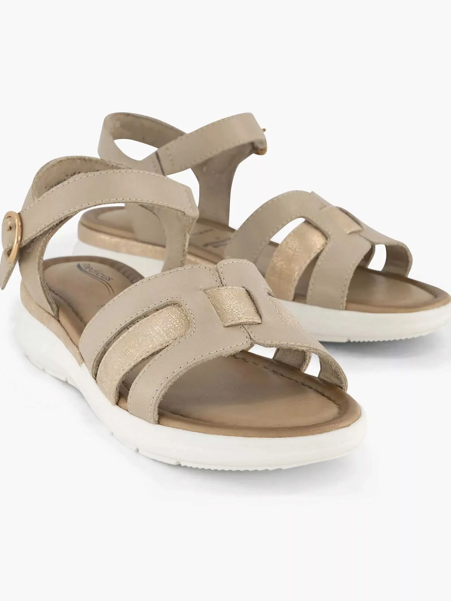 Medicus Beige Comfort Sandaal-Dames Comfort Schoenen
