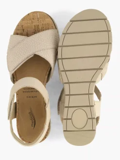 Medicus Beige Comfort Sandaal-Dames Comfort Schoenen
