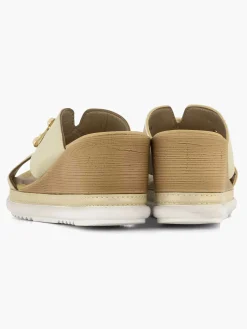 Easy Street Beige Comfort Slipper-Dames Comfort Schoenen