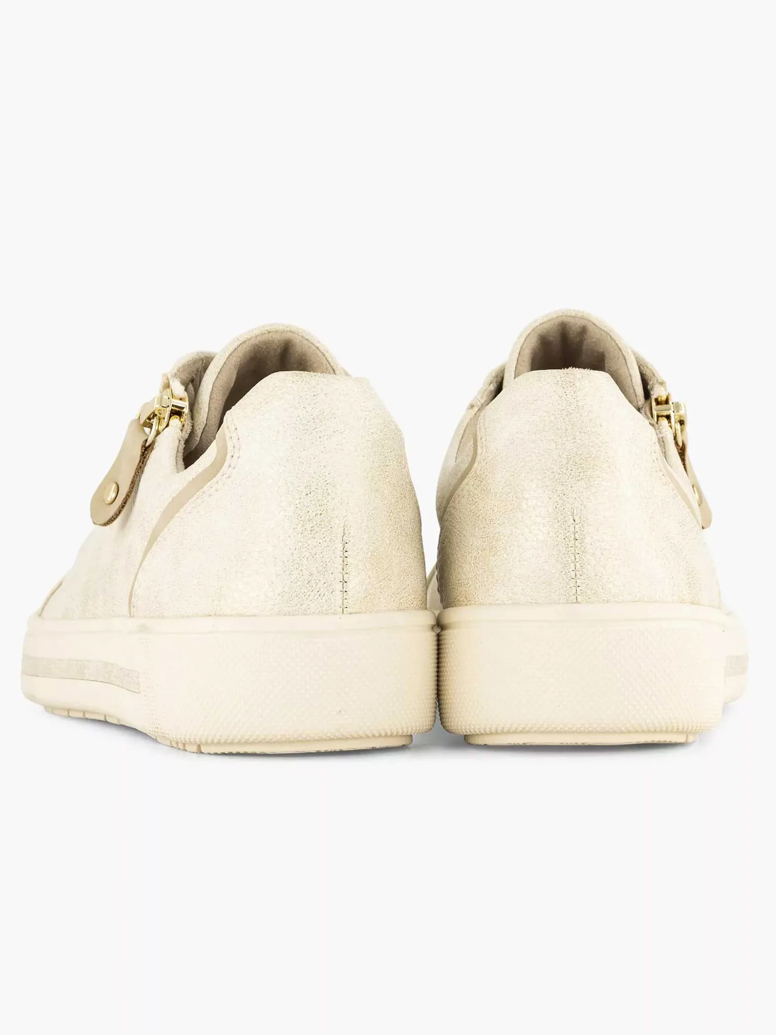Easy Street Beige Comfort Sneaker-Dames Comfort Schoenen