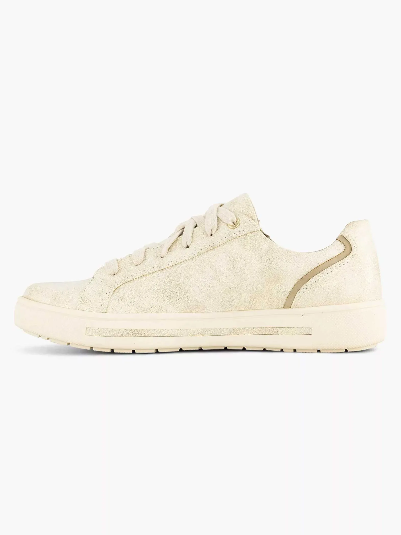 Easy Street Beige Comfort Sneaker-Dames Comfort Schoenen