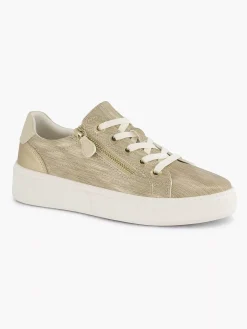 Easy Street Beige Comfort Sneaker-Dames Comfort Schoenen