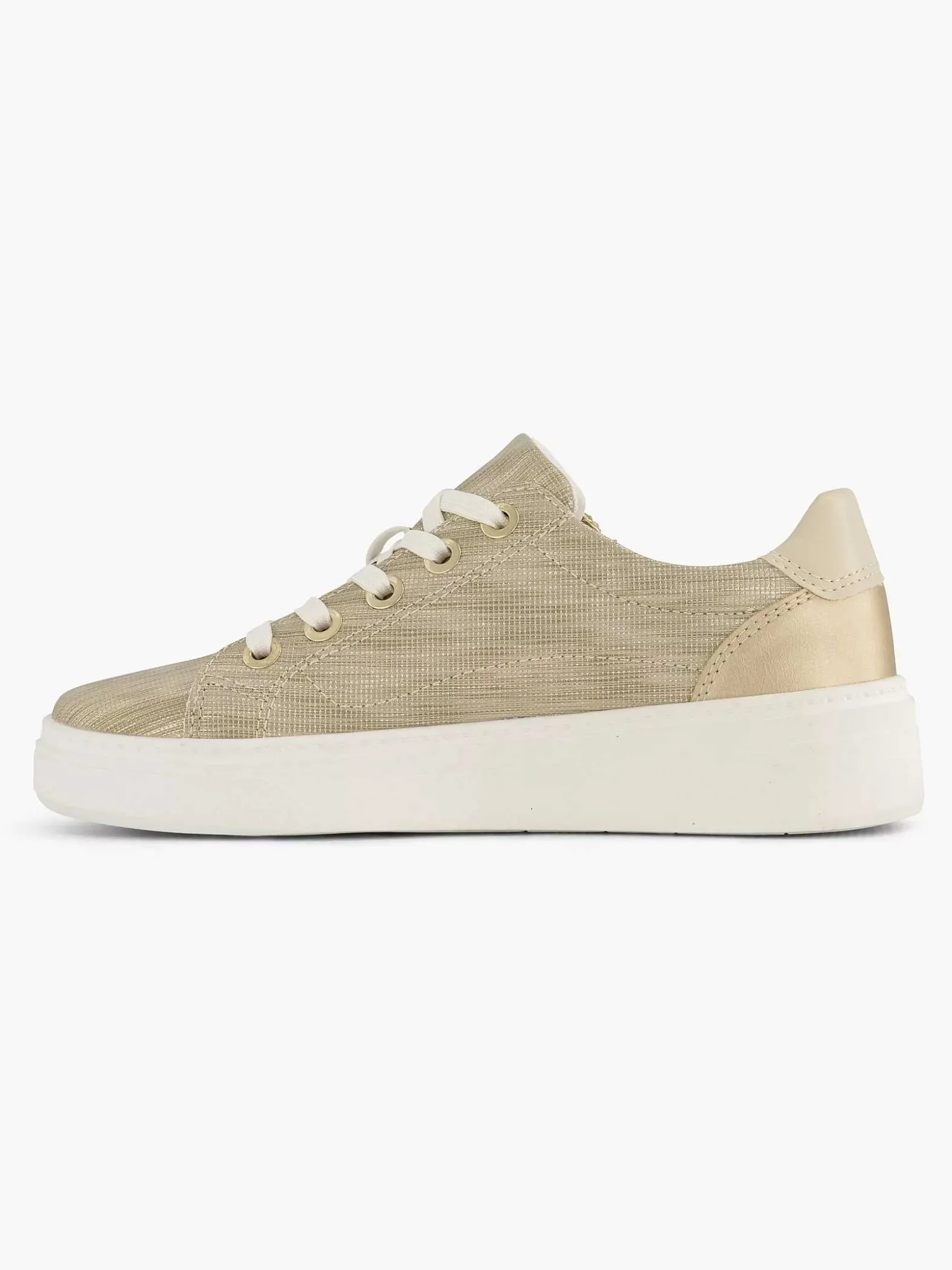 Easy Street Beige Comfort Sneaker-Dames Comfort Schoenen