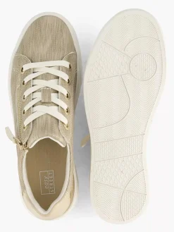 Easy Street Beige Comfort Sneaker-Dames Comfort Schoenen