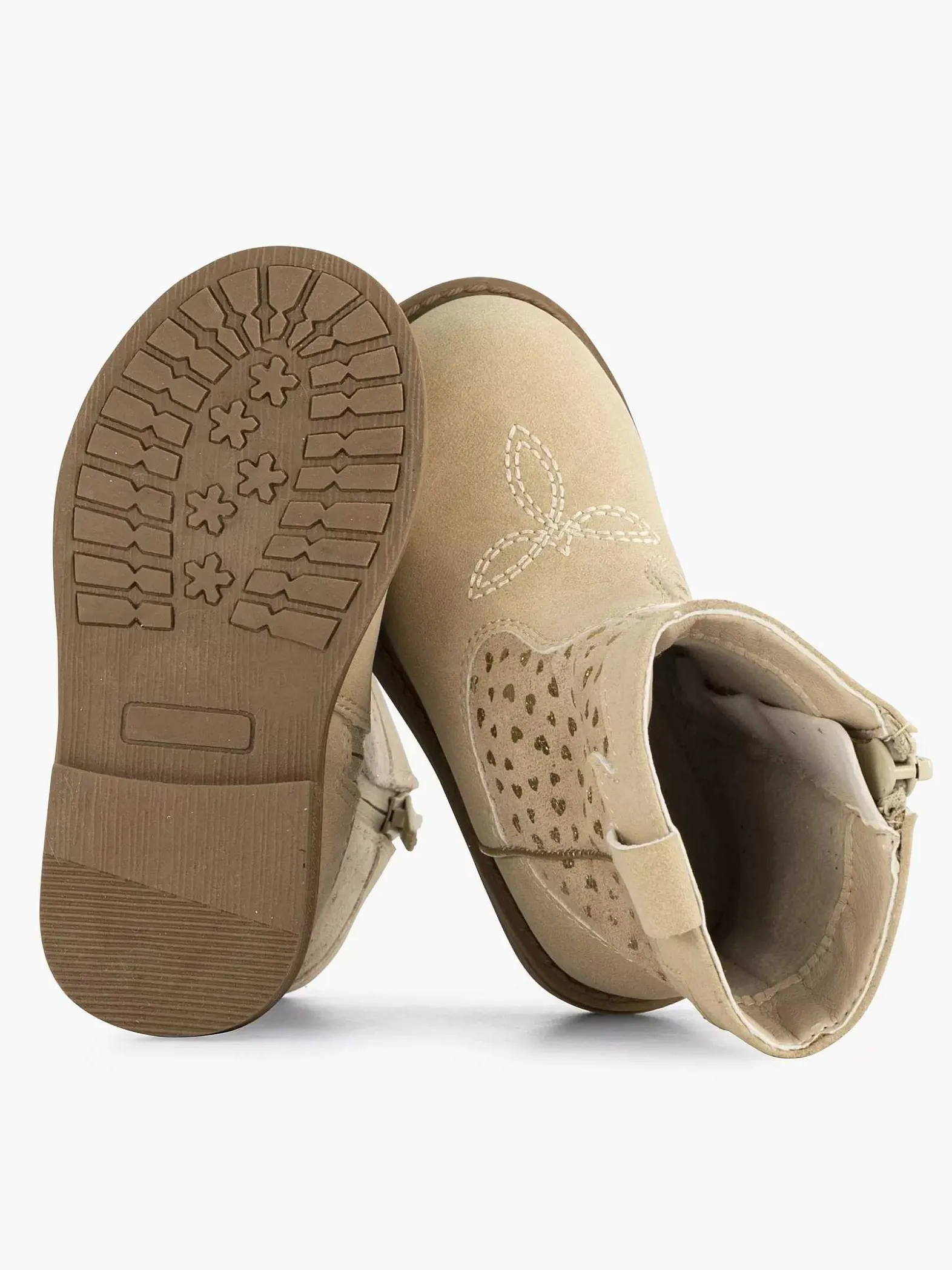 Graceland Beige Cowboy Laars-Kinderen Jongensschoenen