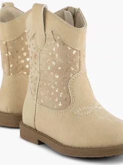 Graceland Beige Cowboy Laars-Kinderen Jongensschoenen