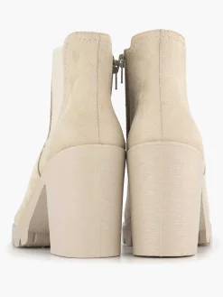 Graceland Beige Enkellaars Hak-Dames Enkellaarzen & Boots