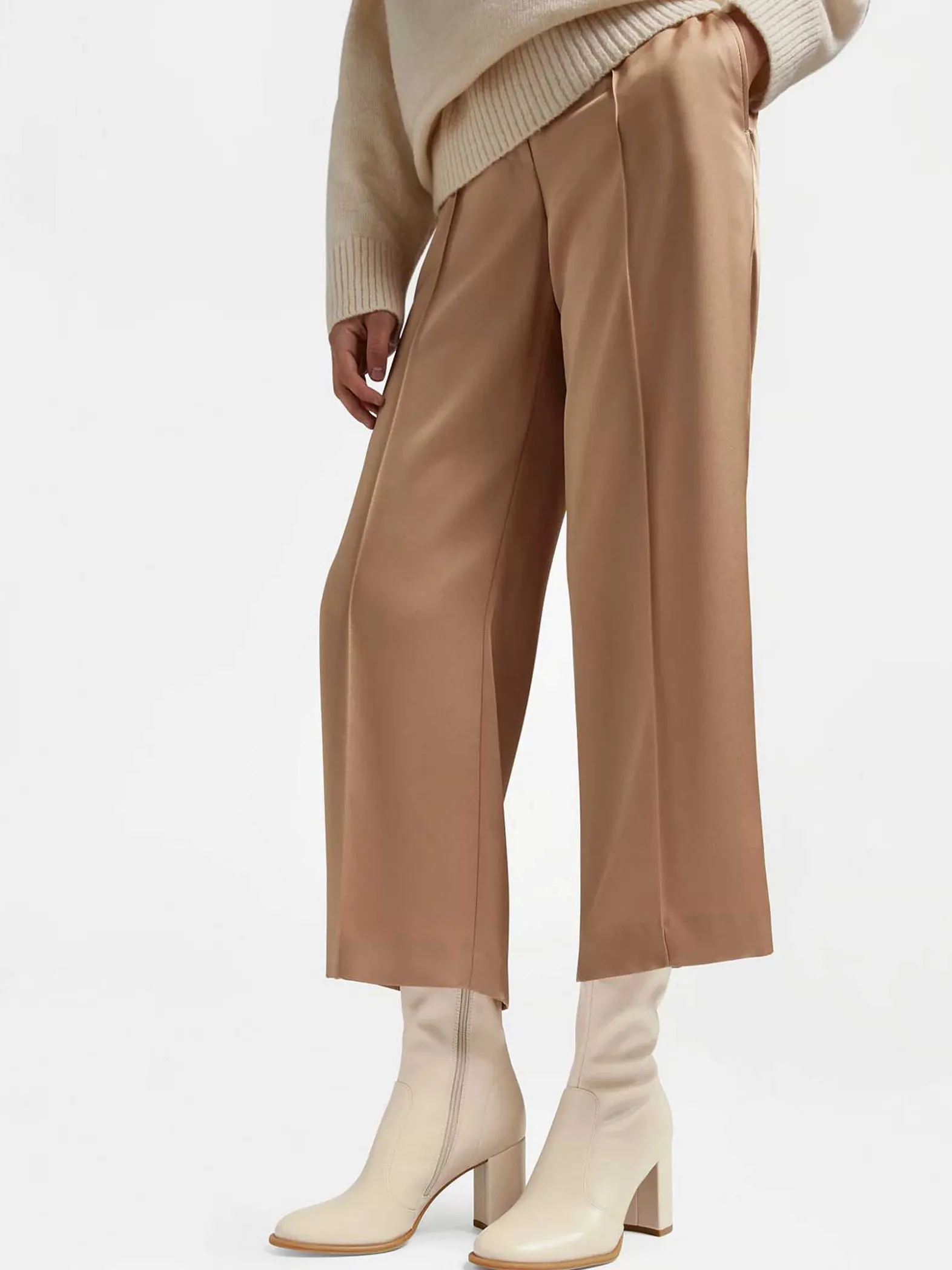 Graceland Beige Enkellaars Hak-Dames Enkellaarzen & Boots