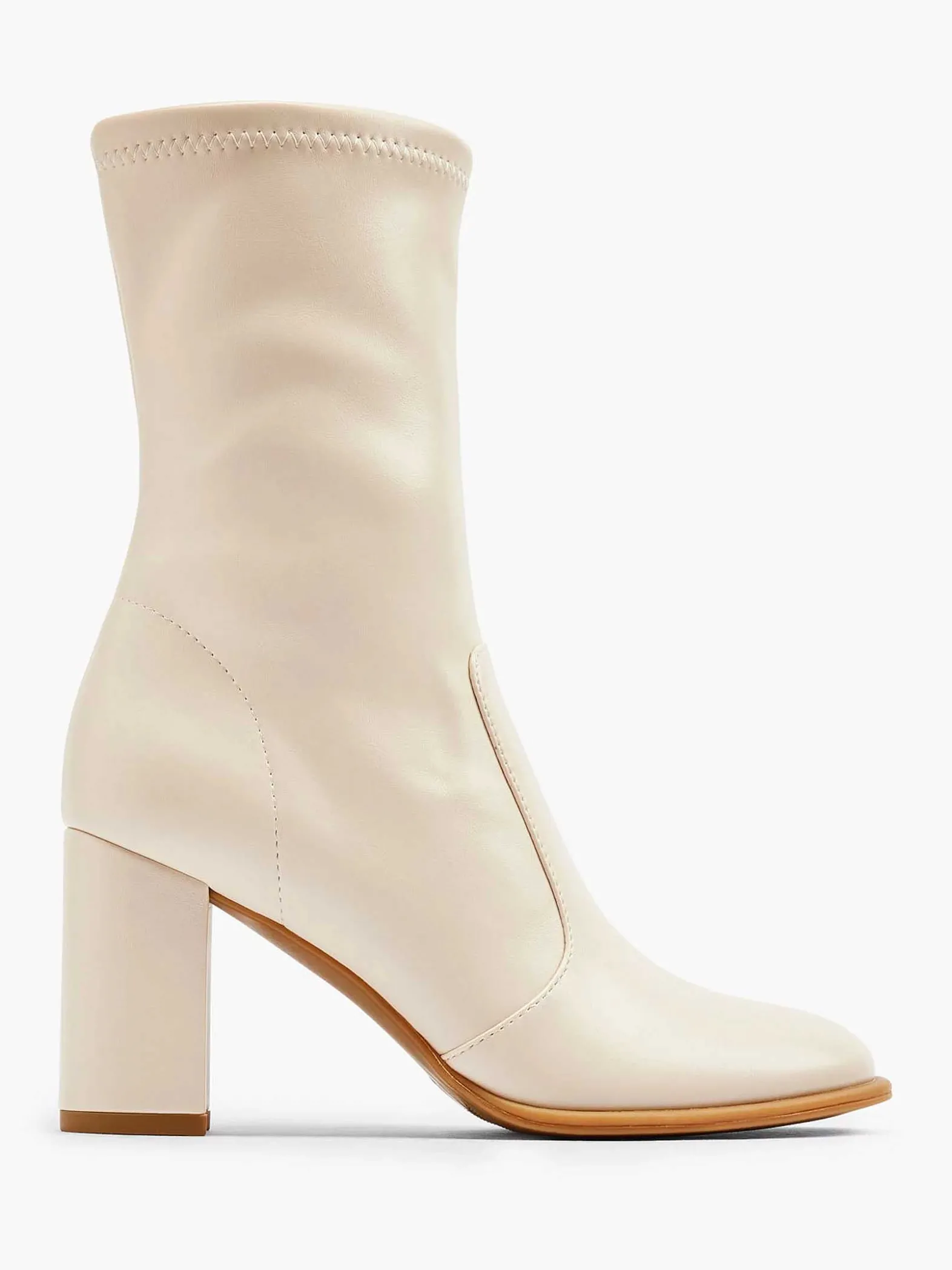 Graceland Beige Enkellaars Hak-Dames Enkellaarzen & Boots