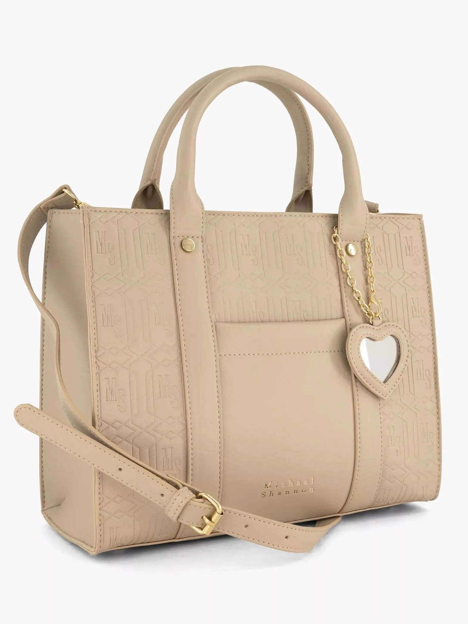 Michael Shannon Beige Handtas-Dames Online Exclusive Accessoires