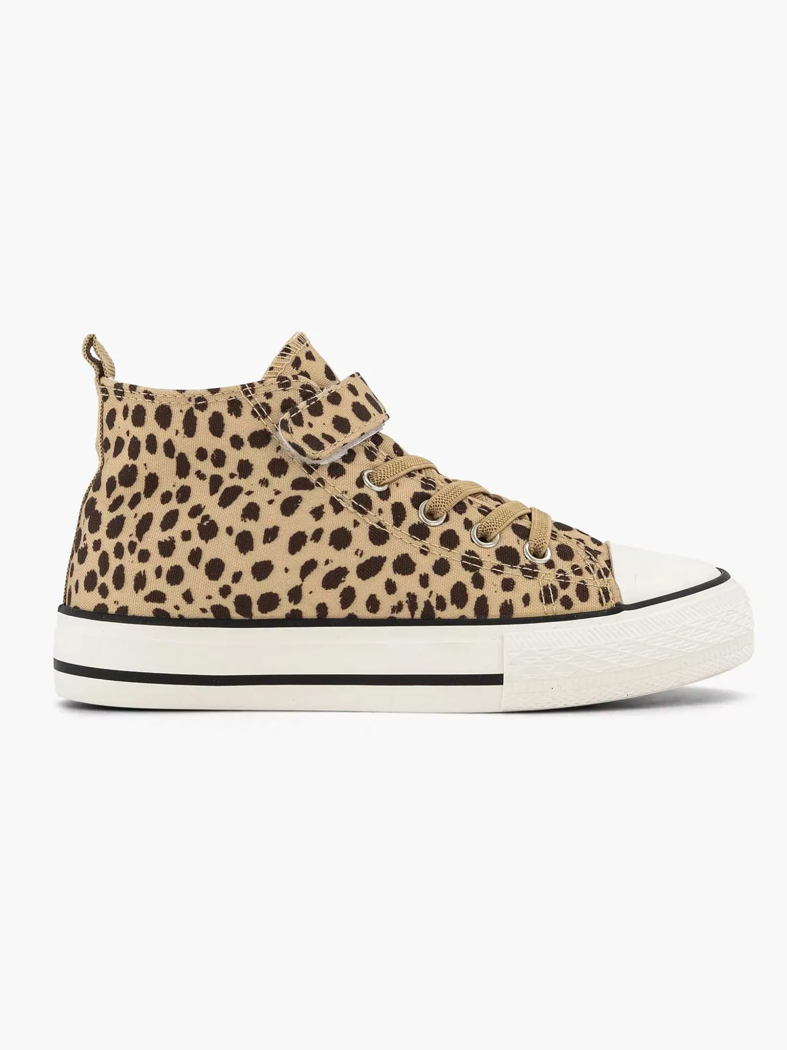 Graceland Beige Hoge Canvas Sneaker-Kinderen Babyschoenen