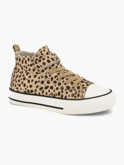 Graceland Beige Hoge Canvas Sneaker-Kinderen Babyschoenen