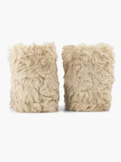 Cupcake Couture Beige Hoge Pantoffel Plush-Kinderen Jongensschoenen