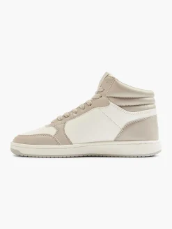 FILA Beige Hoge Sneaker-Dames Sneakers