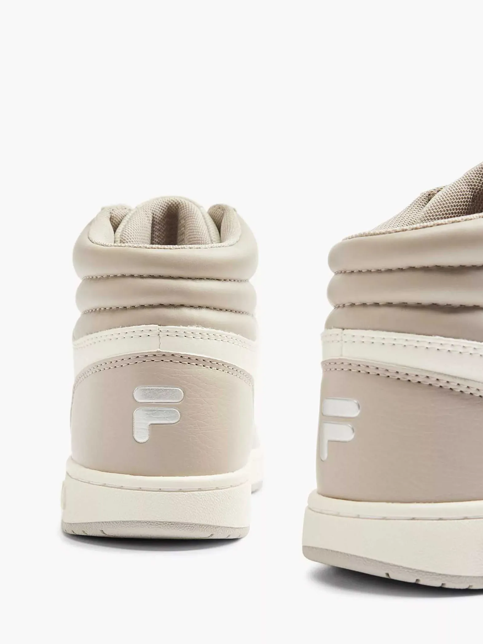 FILA Beige Hoge Sneaker-Dames Sneakers