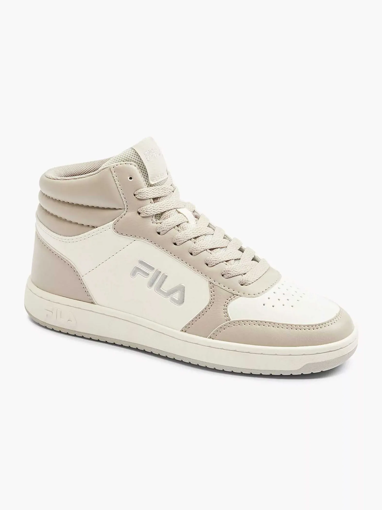 FILA Beige Hoge Sneaker-Dames Sneakers