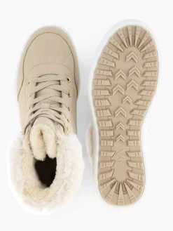 Graceland Beige Hoge Sneaker-Dames Sneakers