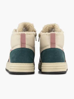 Oxmox Beige Hoge Sneaker-Kinderen Jongensschoenen