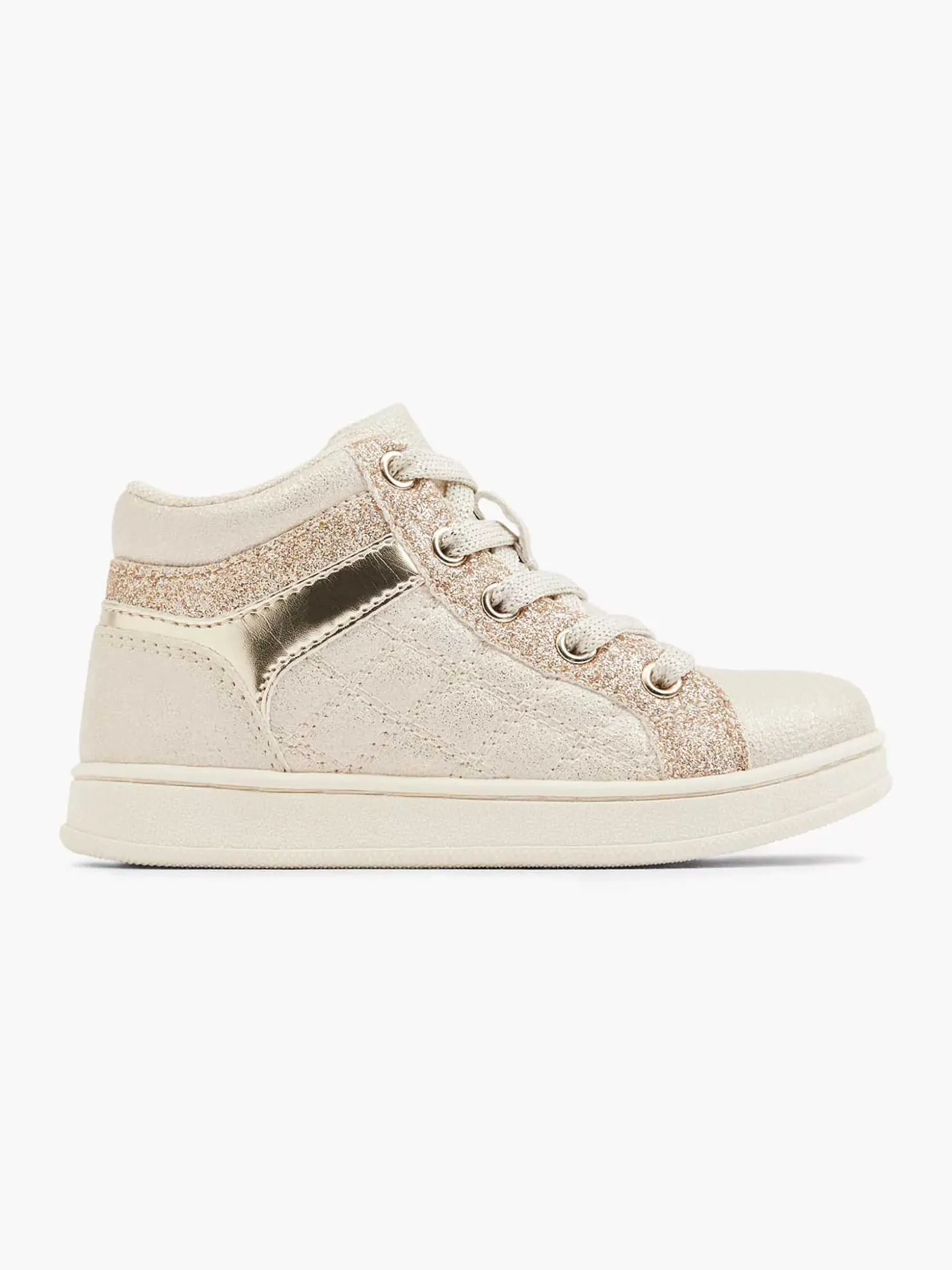 Graceland Beige Hoge Sneaker-Kinderen Jongensschoenen