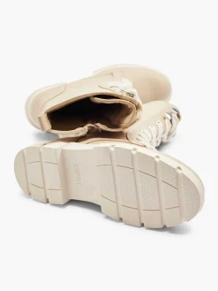 Esprit Beige Hoge Veterboot-Kinderen Jongensschoenen