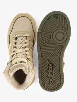 adidas Beige Hoops Mid 3.0 K-Kinderen Jongensschoenen