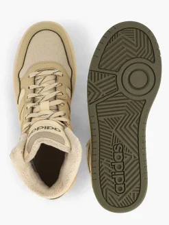 adidas Beige Hoops Mid 3.0 K-Kinderen Jongensschoenen