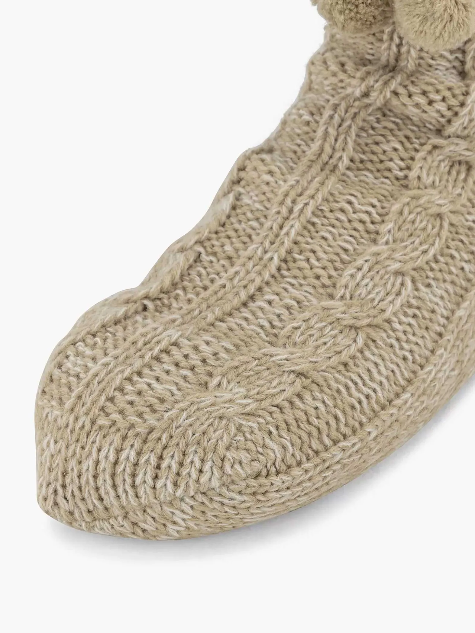 vanHaren Beige Huissok 36-41-Dames Sokken