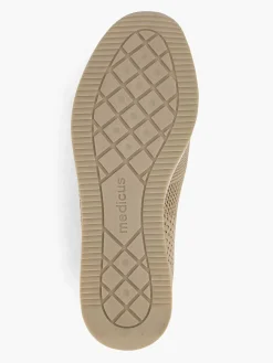 Medicus Beige Instap Comfort Sneaker Knitted-Dames Comfort Schoenen