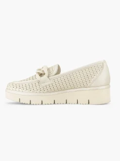 Easy Street Beige Instapper-Dames Comfort Schoenen