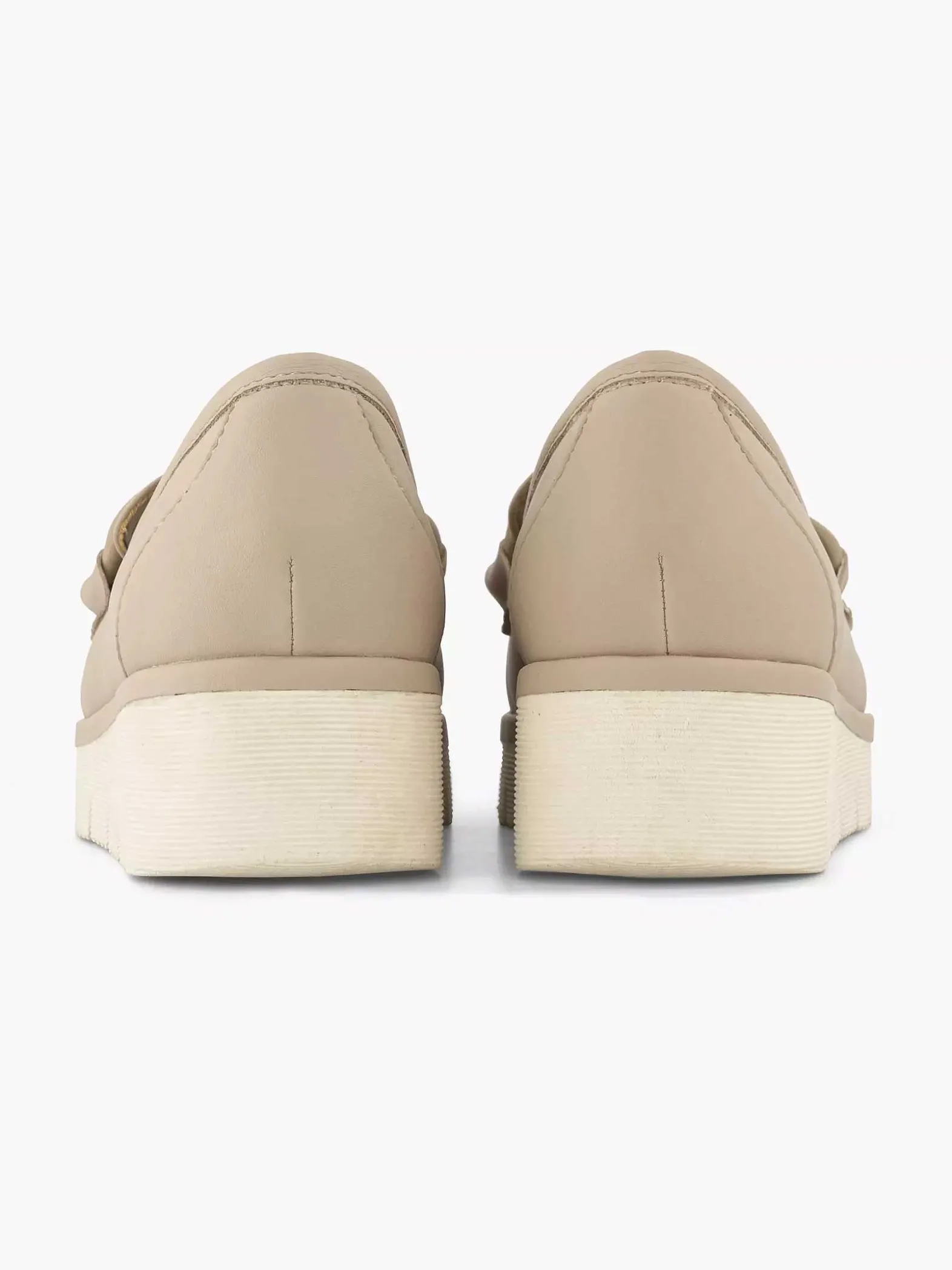 Easy Street Beige Instapper-Dames Comfort Schoenen