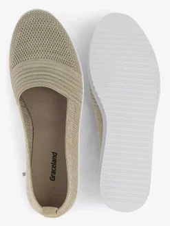 Graceland Beige Instapper-Dames Instappers