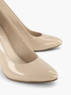 Graceland Beige Lak Pump-Dames Pumps